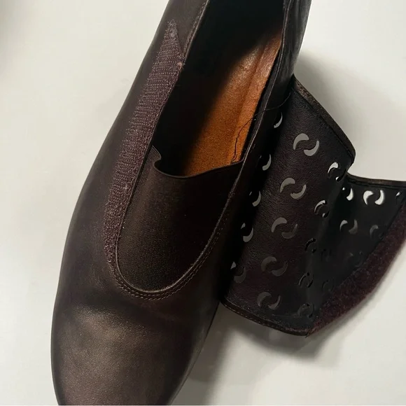 Naot Precious Brown Leather Bootie 10 - Picture 13 of 13